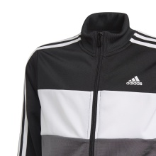 adidas dres treningowy Essentials Tricot (100% poliester) czarny/biały chłopcy